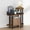 Brown, variant on Furinno Turn-N-Tube 3-Tier Oval Sofa Side Table, End Table with Open Shelves, Espresso/Black