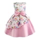 thumbnail image 1 of Vestido de tul elegante para niñas (3T-4T) - Comunión, Cumpleaños, Baile - A-line - Rosa 110, 1 of 3