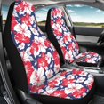 thumbnail image 4 of POLERO Hibiscus Flowers Front Seat Cover for SUV, Two Front Only Decorative Automotive Front Seat Covers Removable Breathable Vehicle Seat Covers, 4 of 9