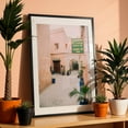 thumbnail image 3 of Marrakesh Souks - Marrakesh Marrakesh-Safi Morocco Photography Architecture Travel Poster Street Photography Vintage Botanical City Pastel Black Framed Wall Art Print 8 x 12 inches, 3 of 8