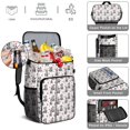 thumbnail image 5 of Travel Cooler Bag - Boston Terrier Puppy Dog Camping Beer Cooler Backpack with Bottle Opener- Waterproof Insulated Picnic Backpacks - Cooler Bag for Beach, 5 of 6
