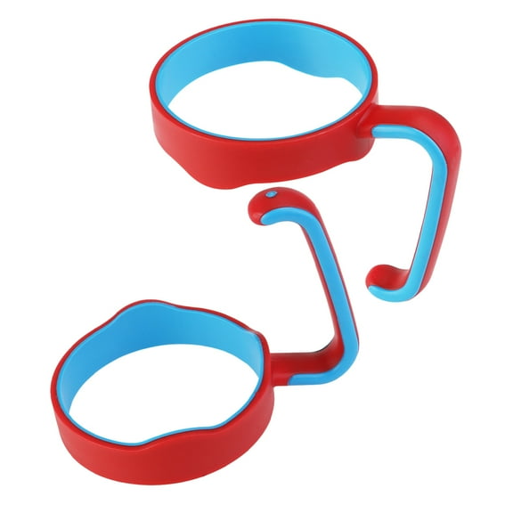 IBASETOY 2Pcs Comfortable Grip Red Plastic Handle for 20oz Cup Holder At Home
