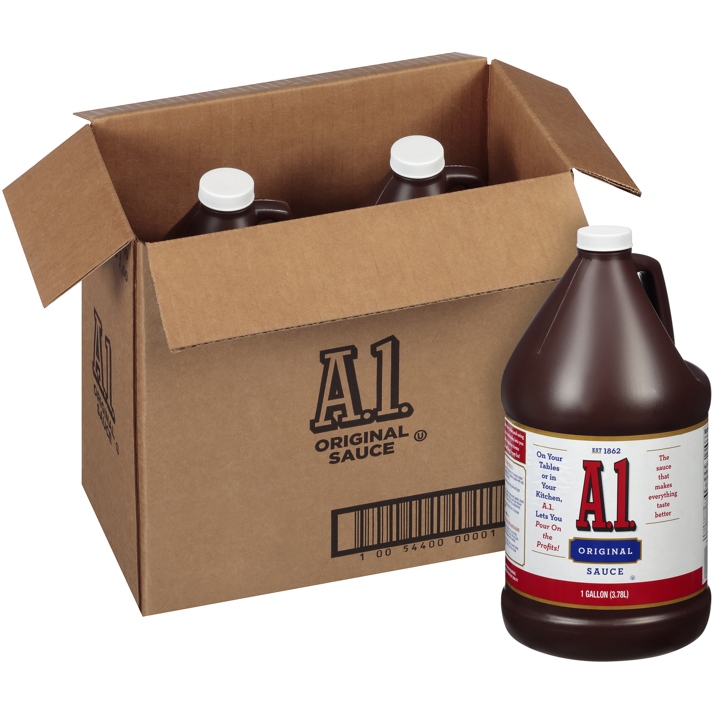 A.1. Steak Sauce, 1 gal. Jugs (Pack of 2)