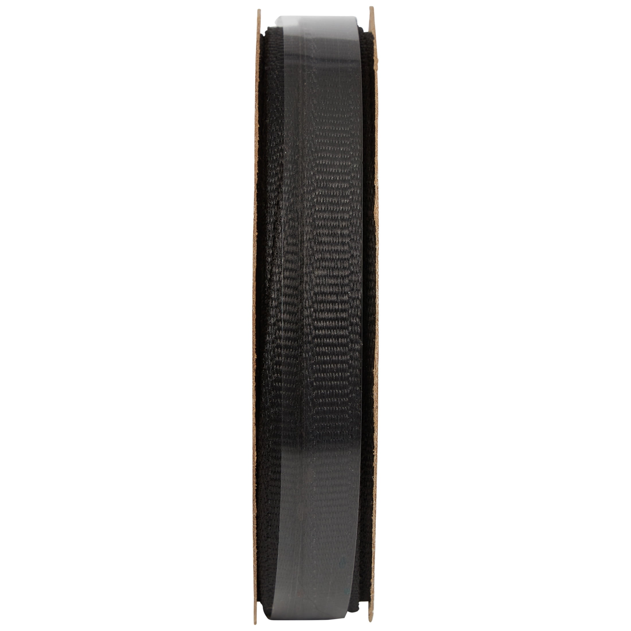 Hello Hobby Black Grosgrain Ribbon, 1/4" x 6 yd