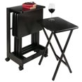 thumbnail image 3 of Juego de mesa para aperitivos Casafoyer Wood Dylan Brienda de 5 piezas, 3 of 6