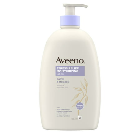 Aveeno Stress Relief Moisturizing Lotion to Calm & Relax, 33 fl. (Best Lotion To Use On Tattoos)