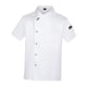 thumbnail image 4 of Chaqueta de chef de verano con botones a presión y manga corta para cocinar en hoteles M blanco, 4 of 9