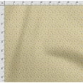 thumbnail image 4 of Soimoi Llama Alpaca Printed, Japan Crepe SatinFabric, by The Yard 54 Inch Wide, Decorative Sewing Fabric for Dresses Kimonos Gowns, White & Yellow, 4 of 5