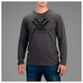 thumbnail image 2 of VORTEX Adult Male Core Logo T-Shirt, Color: Charcoal Heather, Size: M, 2 of 3