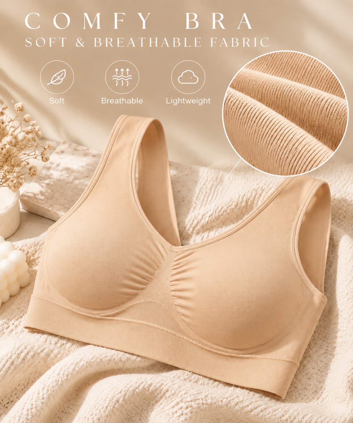 SIMIYA Women's Seamless Removable Pad Sports Bra, 3-Pack photo 8