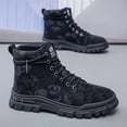 thumbnail image 5 of Men's Trendy Slip-Resistant Casual Sneakers - Mid-Top PU Upper with Zipper Closure, Breathable Fabric Lining & EVA Cushion, Durable PVC Sole - All-Season Urban Streetwear Shoes for Daily Wear, 5 of 9