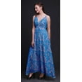 thumbnail image 4 of Bimba Robe Longue Maxi Imprimée Florale pour Femmes, Tenue d'Été, Petite, 4 of 5