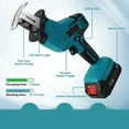 thumbnail image 4 of 3000 RPM/Min Cordless Electric Reciprocating Saw Portable Metal Wood Cutting Machine Tool Variable Speed, 4 of 7