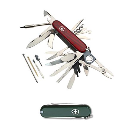 UPC 616639689228 product image for Victorinox 53504 Swiss Army SwissChamp XLT (Translucent Ruby) and Classic SD Poc | upcitemdb.com