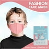 Shop LC Reusable 100% Cotton Kids Dark Pink Fashion Face Mask