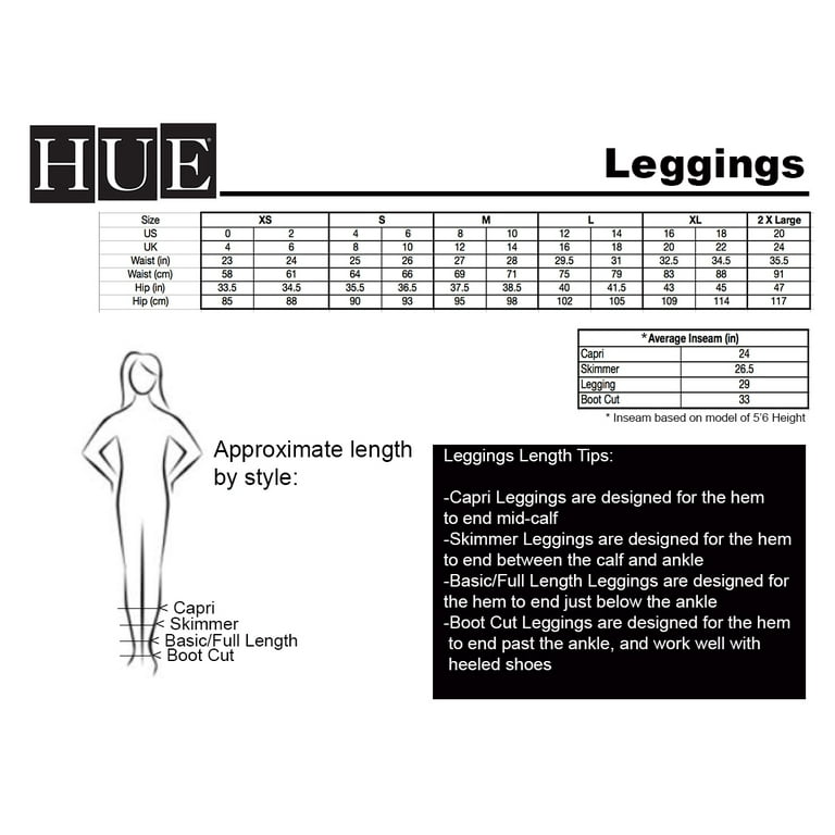 HUE Womens Essential Denim Leggings Style-U16924 