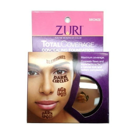 Zuri Total Coverage Concealing Foundation 0.14 oz/4g (Best Total Coverage Foundation)