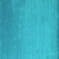 thumbnail image 1 of Ahgly Company Machine Washable Indoor Square Abstract Turquoise Blue Contemporary Area Rugs, 4' Square, 1 of 4
