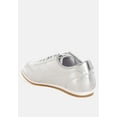 thumbnail image 3 of Astylos Metallic Faux Leather Sneakers, 3 of 10