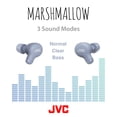 thumbnail image 7 of JVC Marshmallow True Wireless Earbuds HAA18TA with Memory Foam Earpieces, Blue, 7 of 7