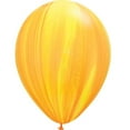 thumbnail image 2 of 25 Qualatex Yellow Orange SuperAgate Balloons 11", 2 of 2
