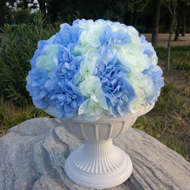 HINTRMENT 2Pcs Durable PP Material Plastic Urn Planter with UV Resistant Technology for Wedding Decor and Stage Props
