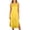Yellow, variant on UAMVSH Womens Summer Dresses Comfy Sleeveless Crewneck Midi Dress Side Split Casual Flowy Long Dress Spring Clothes