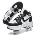 thumbnail image 2 of Rechargeable children's adult universal roller skates 118 four wheels, 2 of 4