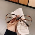 thumbnail image 7 of MINM Oversized Clear Square Glasses Women Fashion Anti-Blue Optical Glasses Classic Plastic Eyeglasses Eyewear, 7 of 7