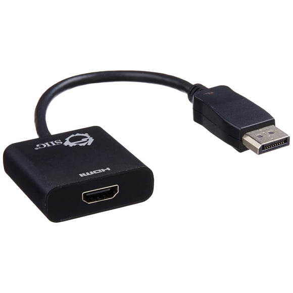 Adaptador SIIG Conversor DisplayPort a HDMI negro CB-DP0Q11-S1