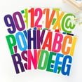 thumbnail image 2 of 305 Pcs Waterproof 5" Vinyl Alphabet & Number Stickers - Self-Adhesive for Mailboxes, Windows, Doors, Signs, Vehicles, and More (Colored, 5 Inch), 2 of 9