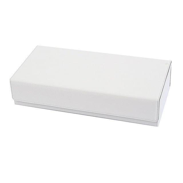 Tachiuwa Boîte de Jeu de Cartes Étui de Jeu de Cartes pour Collection de Cartes de Baseball Cartes de Sport Blanc
