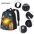 thumbnail image 3 of Fotbe Space Planet Set Escolar 3 en 1 para Niños - Mochila Duradera con Lonchera Aislante y Estuche para Lápices - Mochila Escolar para Niños y Niñas, 3 of 7