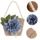 thumbnail image 3 of KAKOWELY Cesta de boda Cesta de almacenamiento de mano Cesta de flores y perlas Cesta portátil para novia, 3 of 4