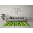 thumbnail image 3 of Ahgly Company Indoor Rectangle Oriental Green Modern Area Rugs, 5' x 7', 3 of 4