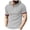 Gray, variant on WREESH Slim Hooded T-Shirts for Men Casual Sports Short Sleeve Solid Color Tops Gray
