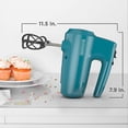 thumbnail image 3 of Black & Decker Helix Performance Premium Hand Mixer, 5-Speeds, MX610T, Teal, 3 of 7