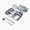 Blue, variant on Nkmbld Lunch Box for Men, All-in-One Stainless Steel Bento Box Divided Food Storage Container, Multi-Compartment Leakproof Lunchbox, Microwave Safe