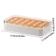 thumbnail image 5 of Inteprter Molde para cubitos de hielo, bandeja de múltiples rejillas, fabricante de vino, moldes para refrigerador, restaurante Cocina y Comedor esfera blanca, 5 of 6