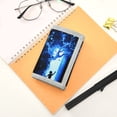 thumbnail image 7 of JIALIOU Nylon Trifold Card Wallet with ID Window Zipper Pocket for Men Women Teen Child Blue Tree Door, 7 of 7