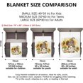 thumbnail image 3 of Sunflower Gnomes Throw Blanket Leopard Cute Gnomes Blanket Fall Harvest Blankets Bed Quilt Throw for Couch Sofa Flannel Plush Super Soft Blanket 60''''x50'''', 3 of 6