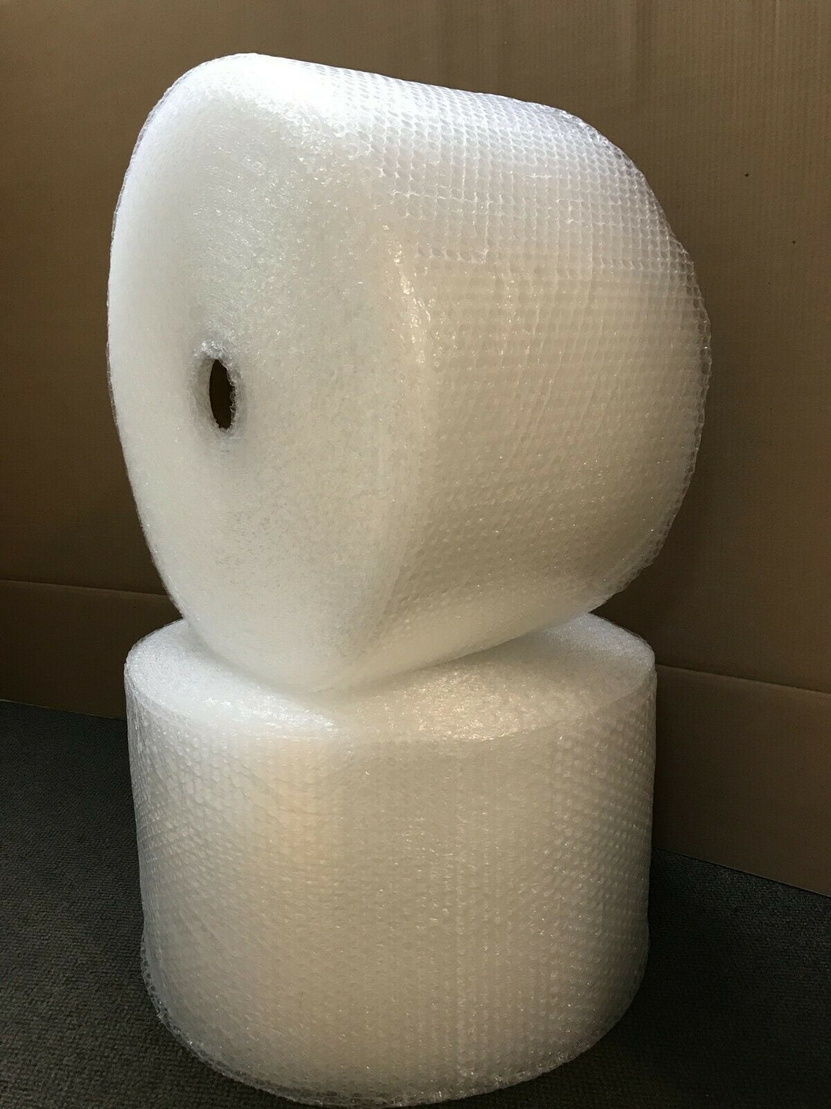 Duck Brand Small Bubble Cushioning Wrap, 12 in x 60 ft, Clear, 287946