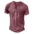 thumbnail image 1 of Cameland Pull Décontracté pour Hommes, Col Rond, Manches Courtes, T-Shirt, Blouse, 1 of 6