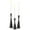Gris, variante sur Fabulaxe QI004063.GY.3 2 x 10 Po Décoratif Résine Cône Marbre Design Moderne Chandeliers&44; Gris - Lot de 3