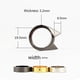 thumbnail image 2 of Mini anillo de defensa de acero inoxidable para hombres y mujeres, herramienta de protección Personal portátil para autodefensa, oreja de gato, anillos de Metal, nuevo, 2 of 5