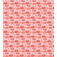 thumbnail image 3 of Ambesonne Romantic Duvet Cover Sets, Roses and Little Hearts, 2-King, Rose Coral, 3 of 7