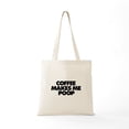 thumbnail image 5 of CafePress - Coffee Makes Me Poop Tote Bag - Unisex Canvas Tote Bag, Beige, 1-Piece, 5 of 6