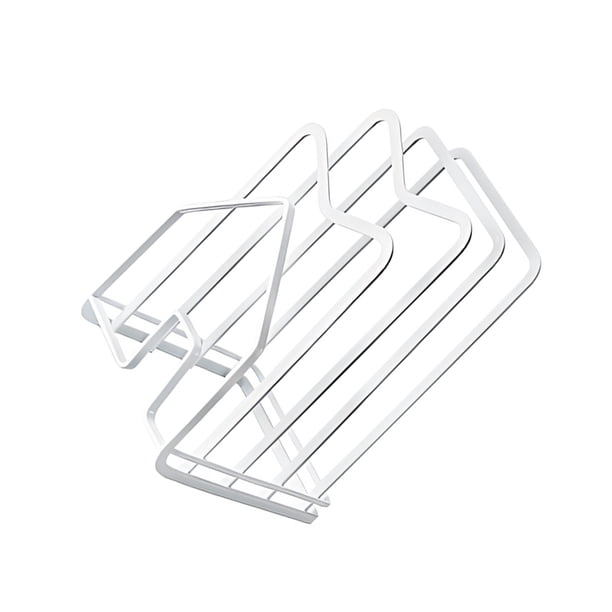 Yuarrent Y soporte seguro para tabla de cortar, ordenado y ordenado, tamaño adecuado, amplia gama de usos, a la moda Organizadores de utensilios de cocina Blanco