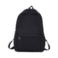 thumbnail image 2 of 15.7" Black Backpack Laptop Bag - Waterproof Travel Backpack, Large Capacity School Bag with Side Pockets, Back to School， Minimalist Durable Commuter Bag for College Students, 2 of 9