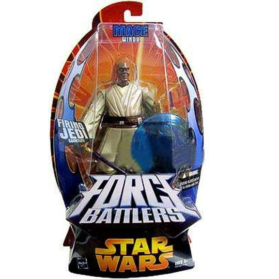 Star Wars III Revenge of the Sith Force Battlers Mace Windu Action Figure